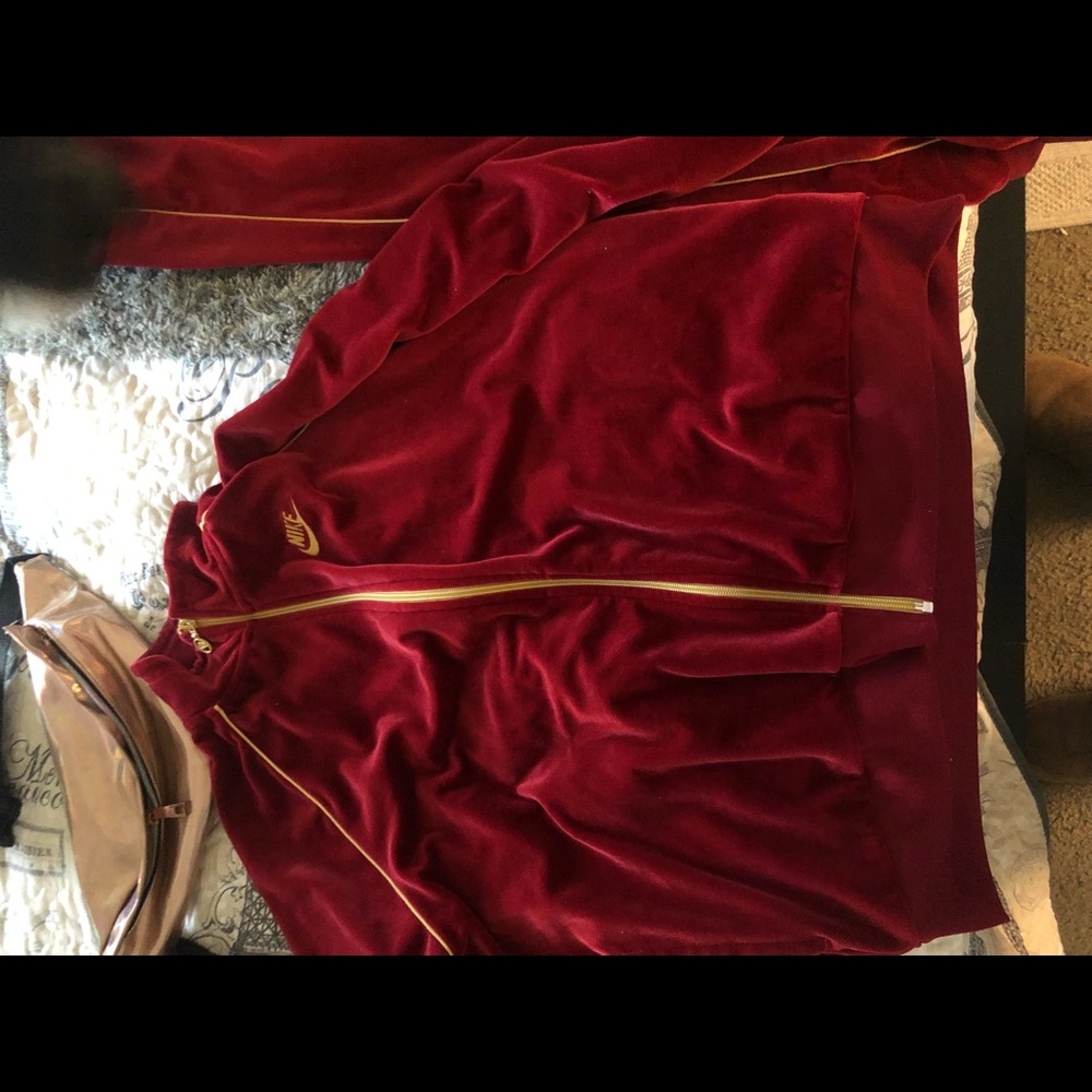 Nike suede jumpsuit